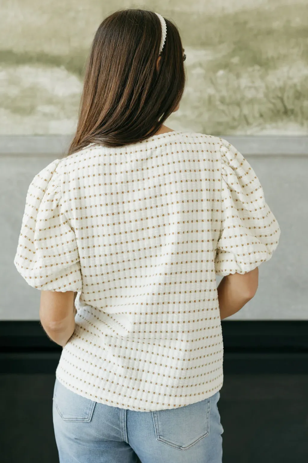 Anniewear Maternity Friendly|Tops<Aimee Top-Ivory/Taupe