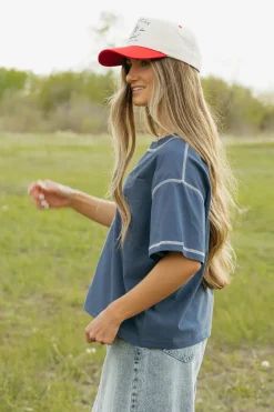 Dongguan Huoyoung Apparel Co Tops|Tops<Alyssa Top-Navy