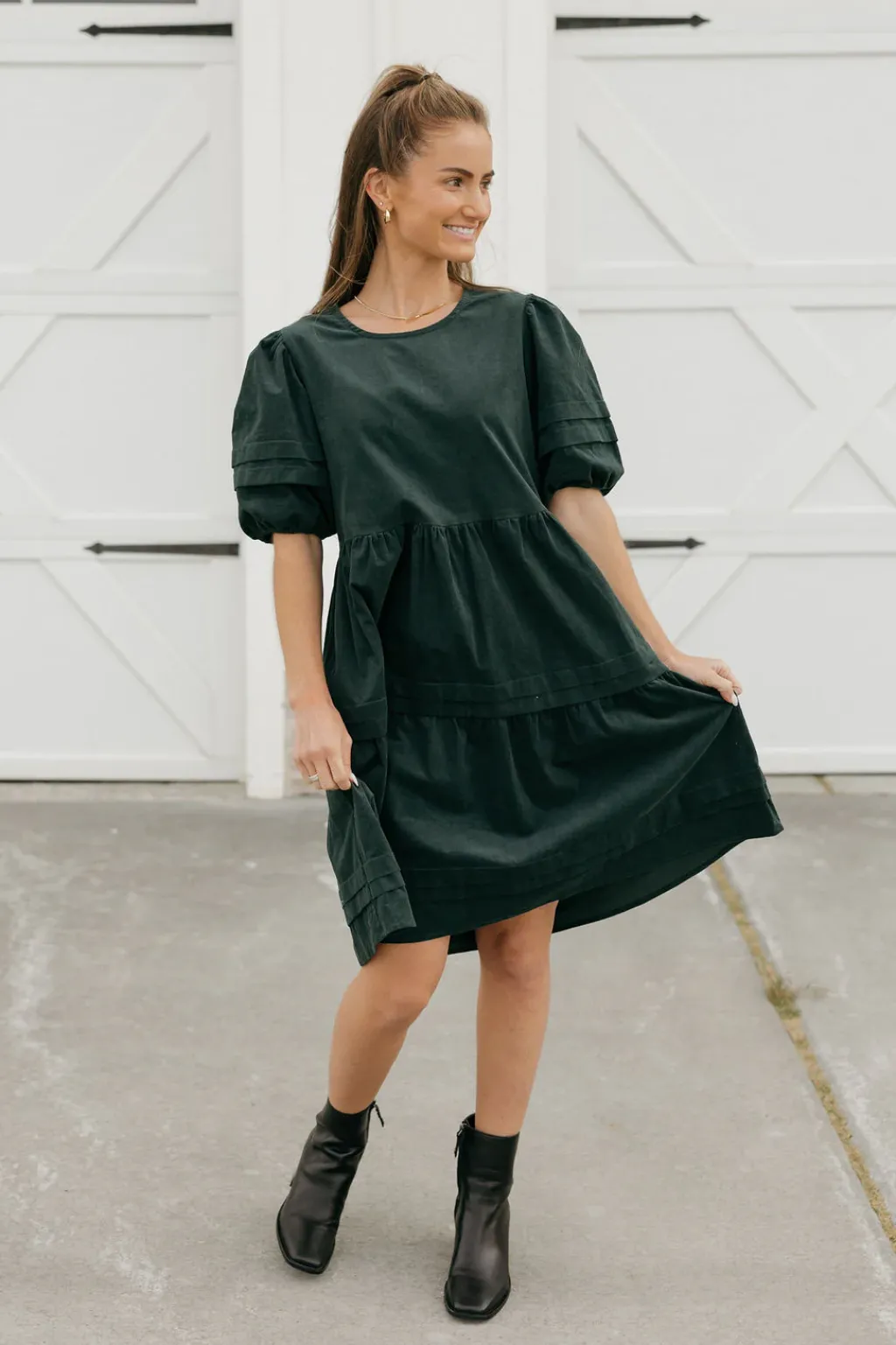 Dongguan Huoyoung Apparel Co Maternity Friendly|Dresses<Ames Dress-Forest