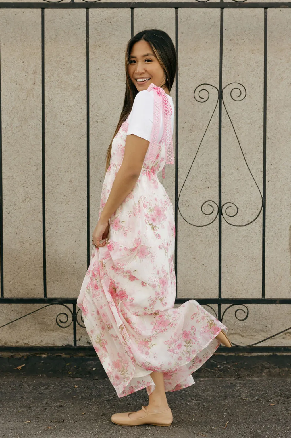 Mine and E&M Maternity Friendly|Maxi Dresses<Ashlee Dress- Floral