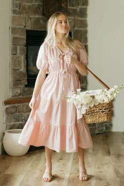 Rivir Maternity Friendly|Bridesmaid's Dresses<Avelynn Dress-Blush