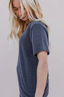Tres Bien Maternity Friendly|Tees<Boone Top-Charcoal