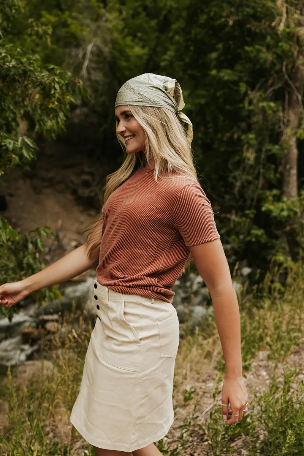 Tres Bien Tops|Tees<Boone Top-Hazelnut