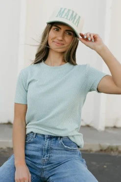 Dongguan Huoyoung Apparel Co Tops|Maternity Friendly<Boone Top-Seafoam
