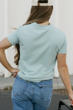Dongguan Huoyoung Apparel Co Tops|Maternity Friendly<Boone Top-Seafoam