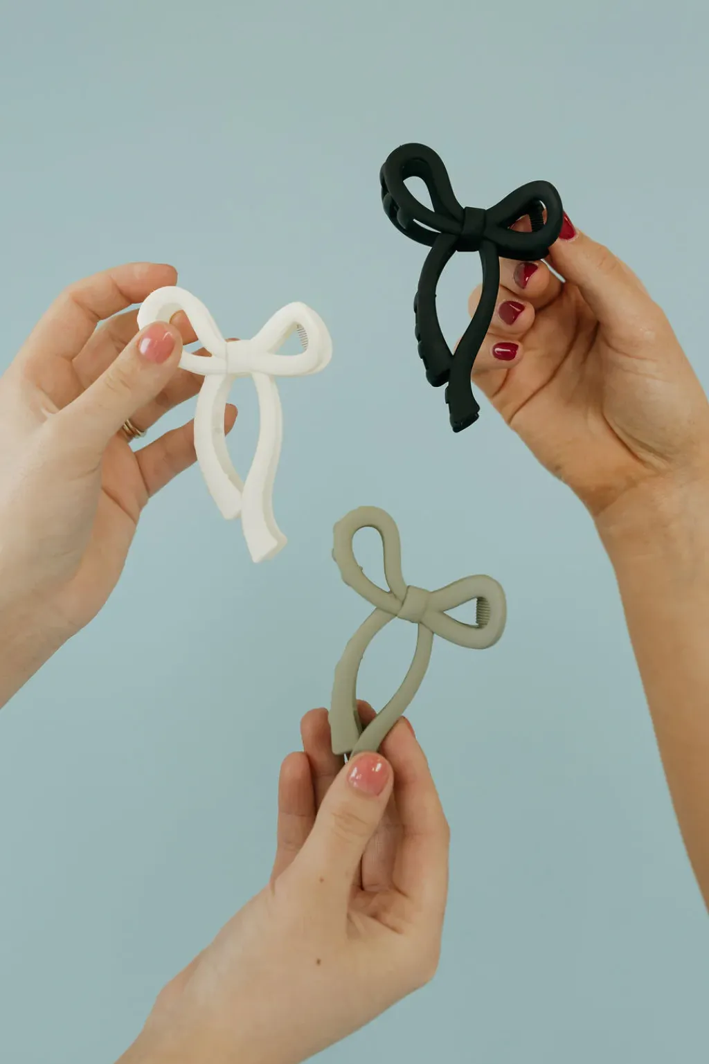 Ali Express Hair<Bow Claw Clip-