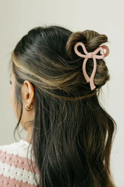 Ali Express Hair<Bow Claw Clip-