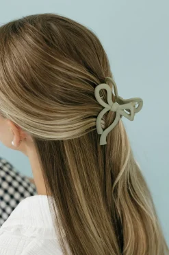 Ali Express Hair<Bow Claw Clip-