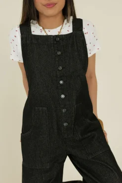 Sweet Lovely by Jen Overalls & Jumpsuits<Bradford Overalls-Vintage Black
