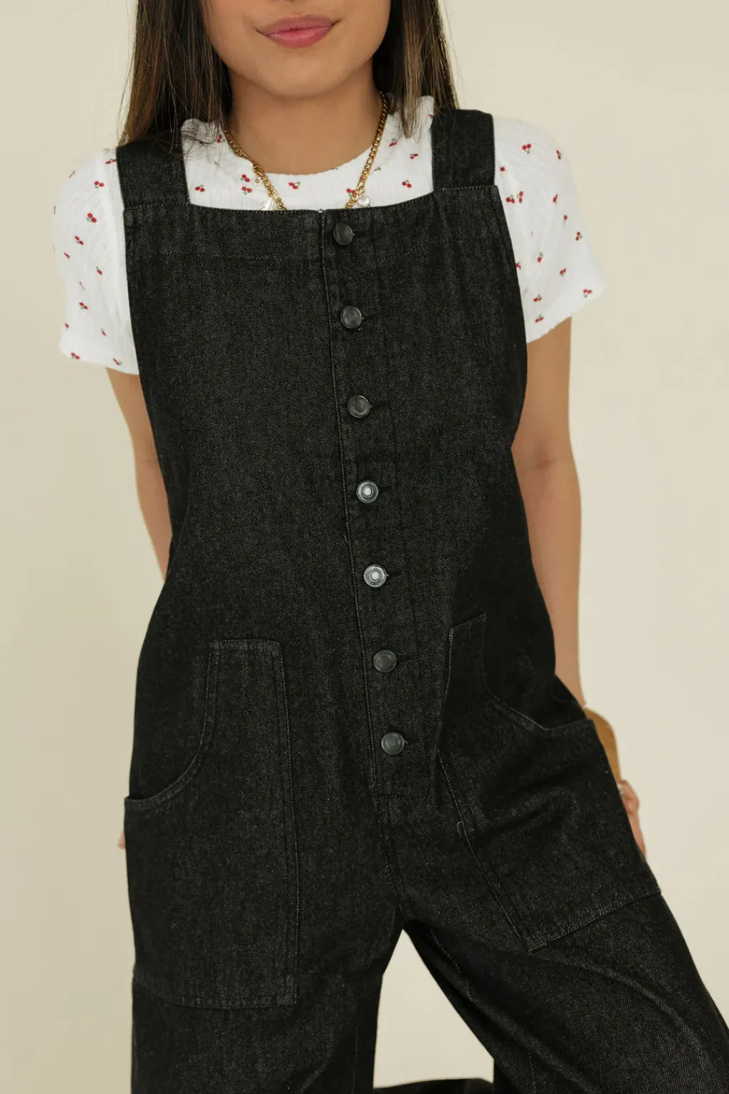 Sweet Lovely by Jen Overalls & Jumpsuits<Bradford Overalls-Vintage Black
