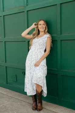 Mine and E&M Maternity Friendly|Midi Dresses<Briana Dress- Floral