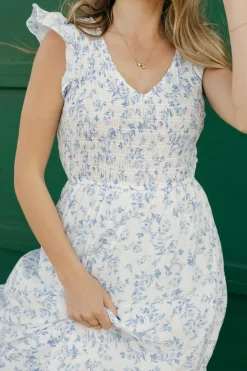 Mine and E&M Maternity Friendly|Midi Dresses<Briana Dress- Floral