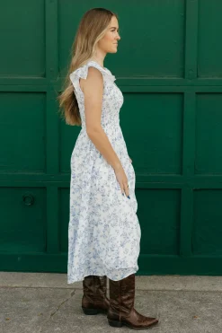Mine and E&M Maternity Friendly|Midi Dresses<Briana Dress- Floral