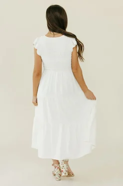 Blu Pepper Maternity Friendly|Wedding<Briana Dress-Ivory