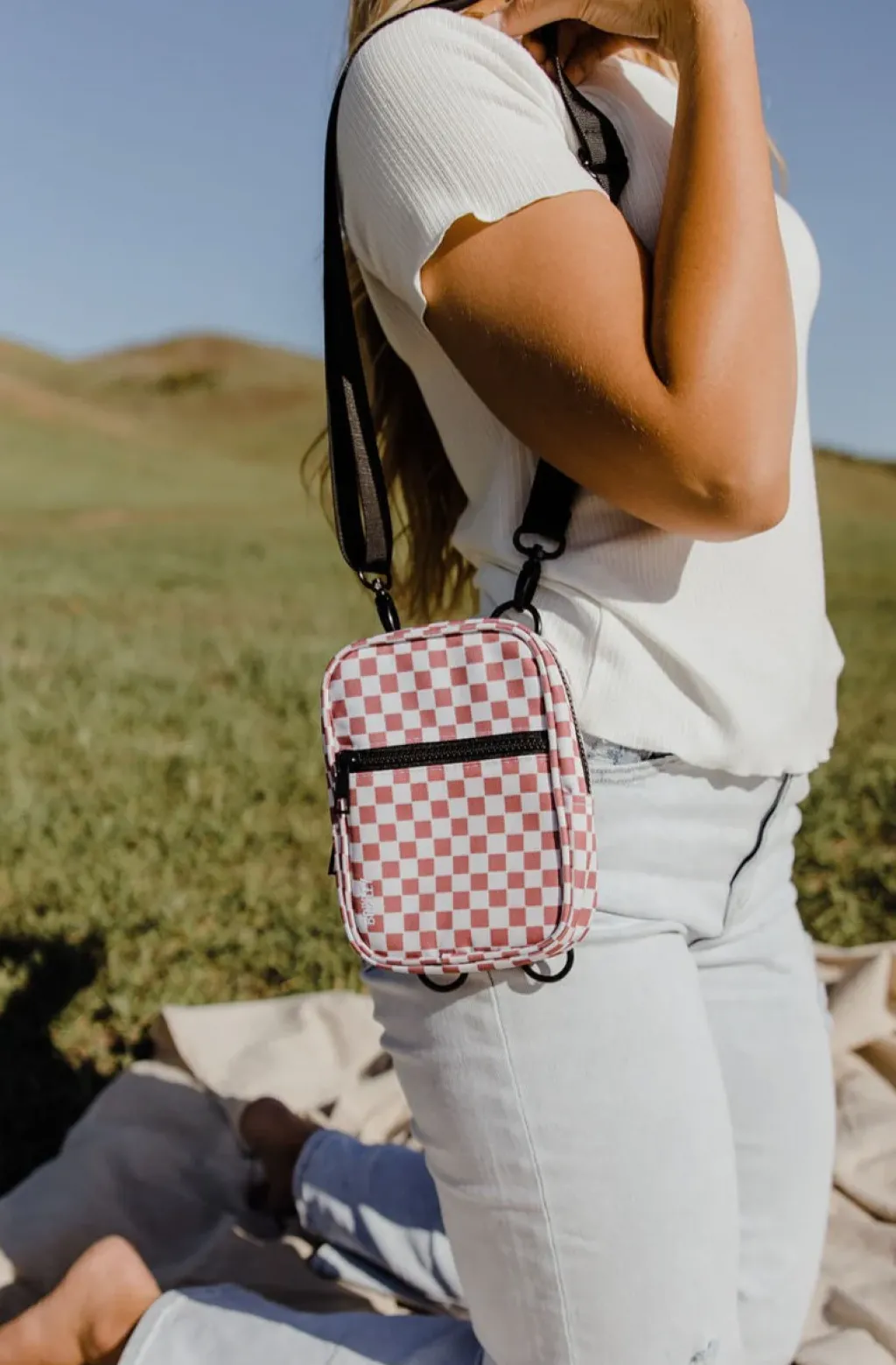 Brixley Bags<Crossbody Sling-Pink Checkmate