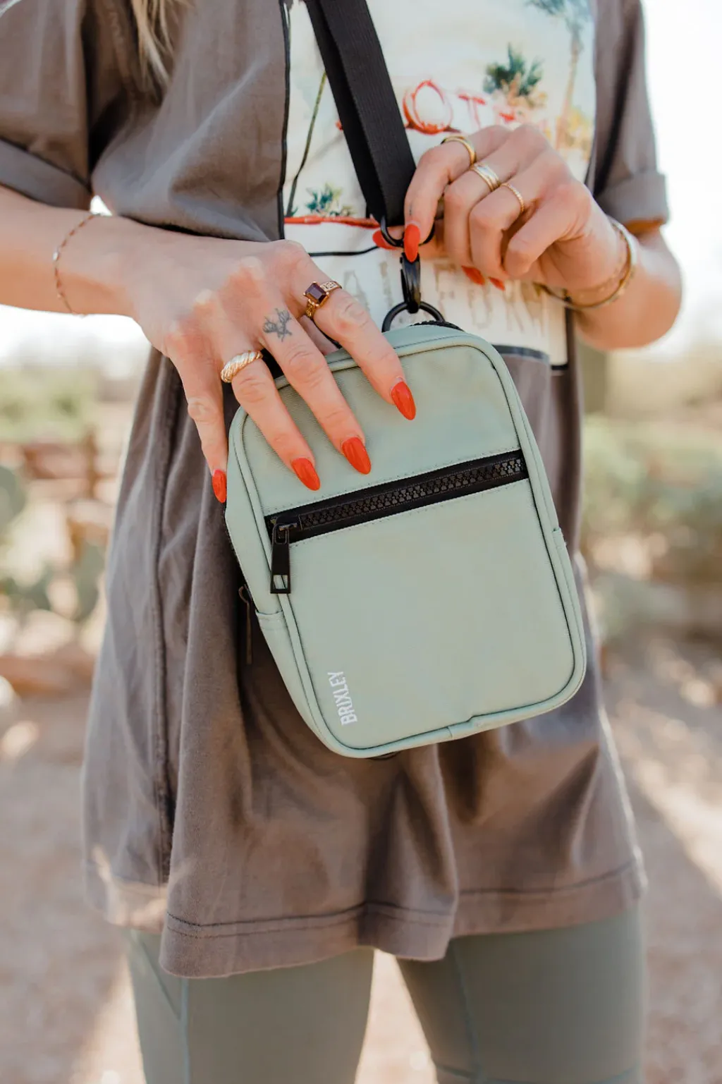 Brixley Bags<Crossbody Sling-Sage