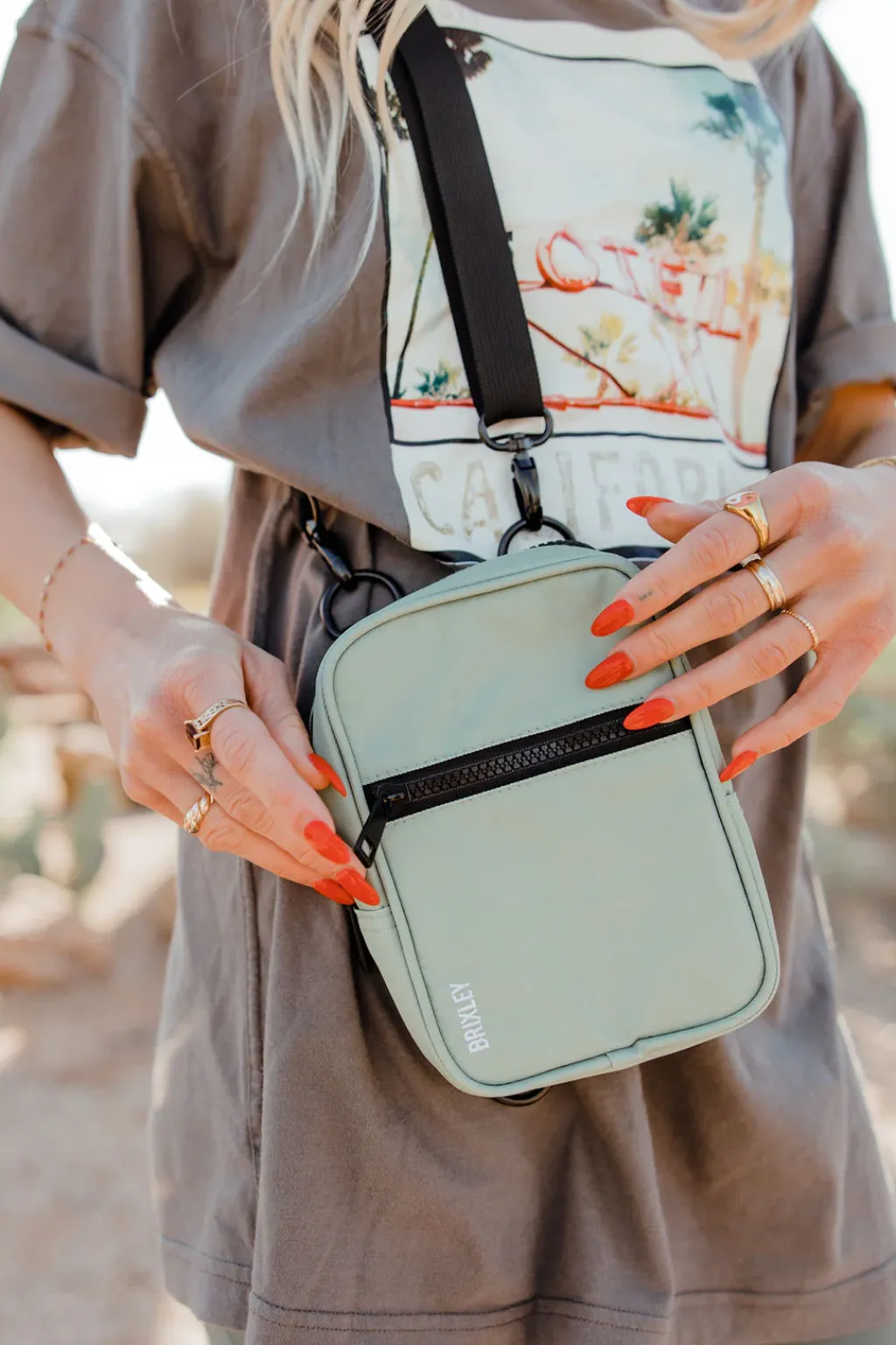 Brixley Bags<Crossbody Sling-Sage