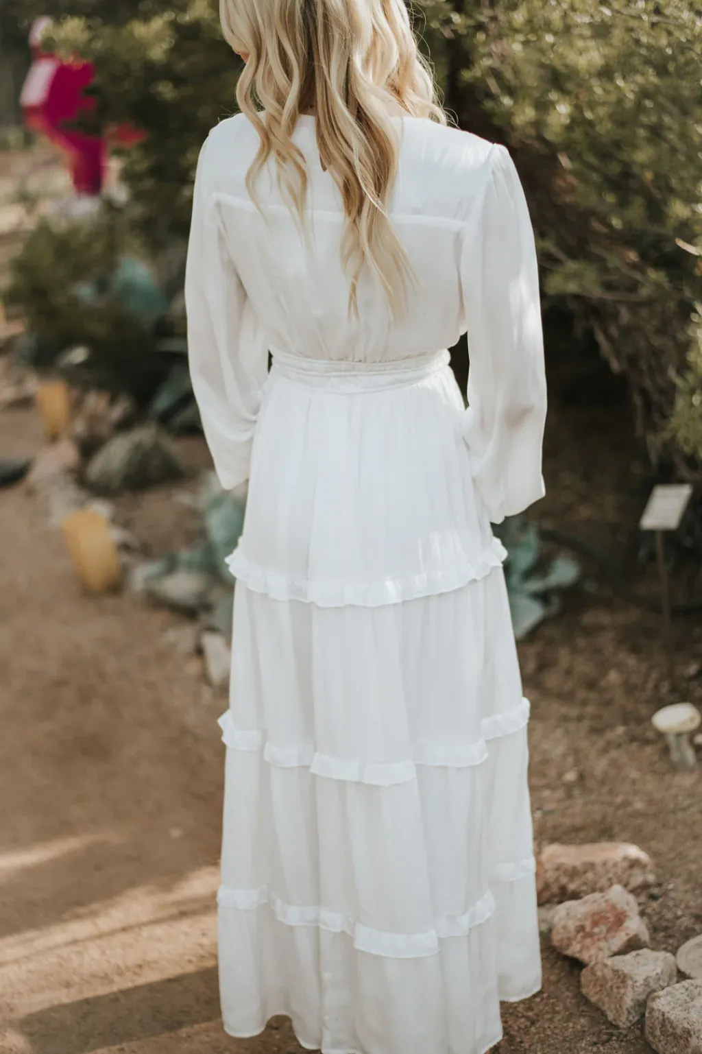 Tea N Rose White Collection|Wedding<Calabran Dress-