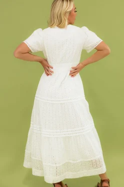 Dongguan Huoyoung Apparel Co Dresses|Maternity Friendly<Caribbean Dress- Eyelet