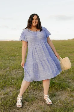 Dongguan Huoyoung Apparel Co Dresses|Midi Dresses<Carlie Dress-Cornflower Blue