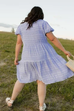 Dongguan Huoyoung Apparel Co Dresses|Midi Dresses<Carlie Dress-Cornflower Blue