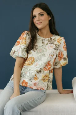 Skies Are Blue Tees<Cece Top-Sage Multi