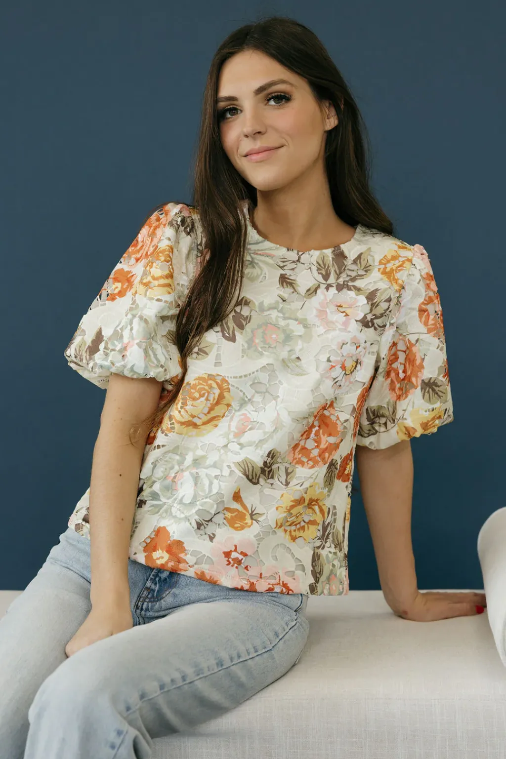 Skies Are Blue Tees<Cece Top-Sage Multi