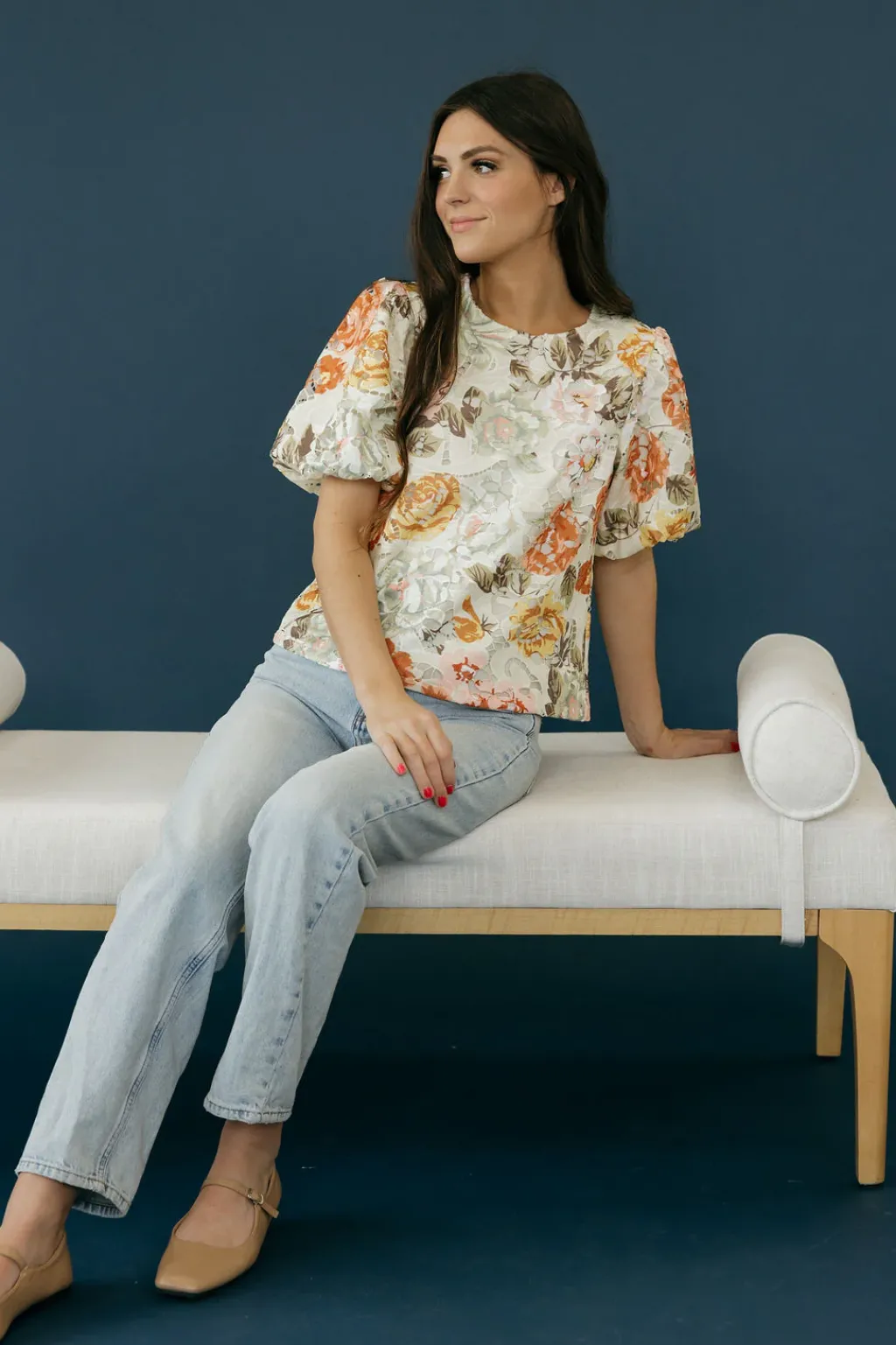 Skies Are Blue Tees<Cece Top-Sage Multi