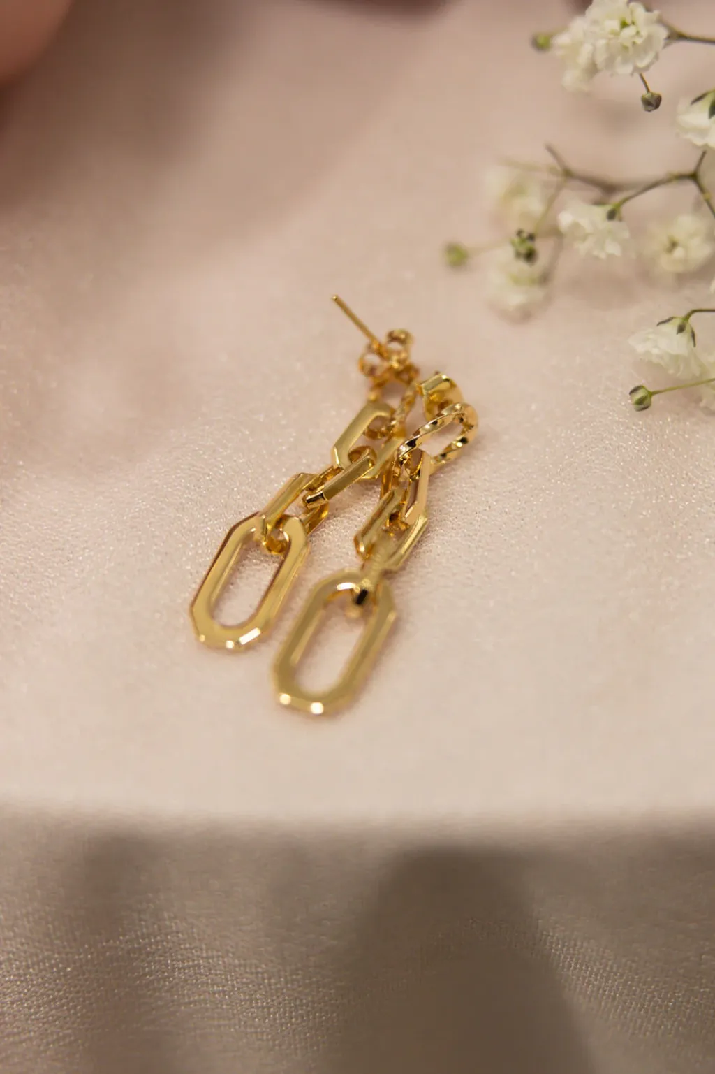 Fame Accessories Earrings<Chain Earrings- Gold