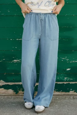 Blu Pepper Pants<Charlie Pants-Chambray