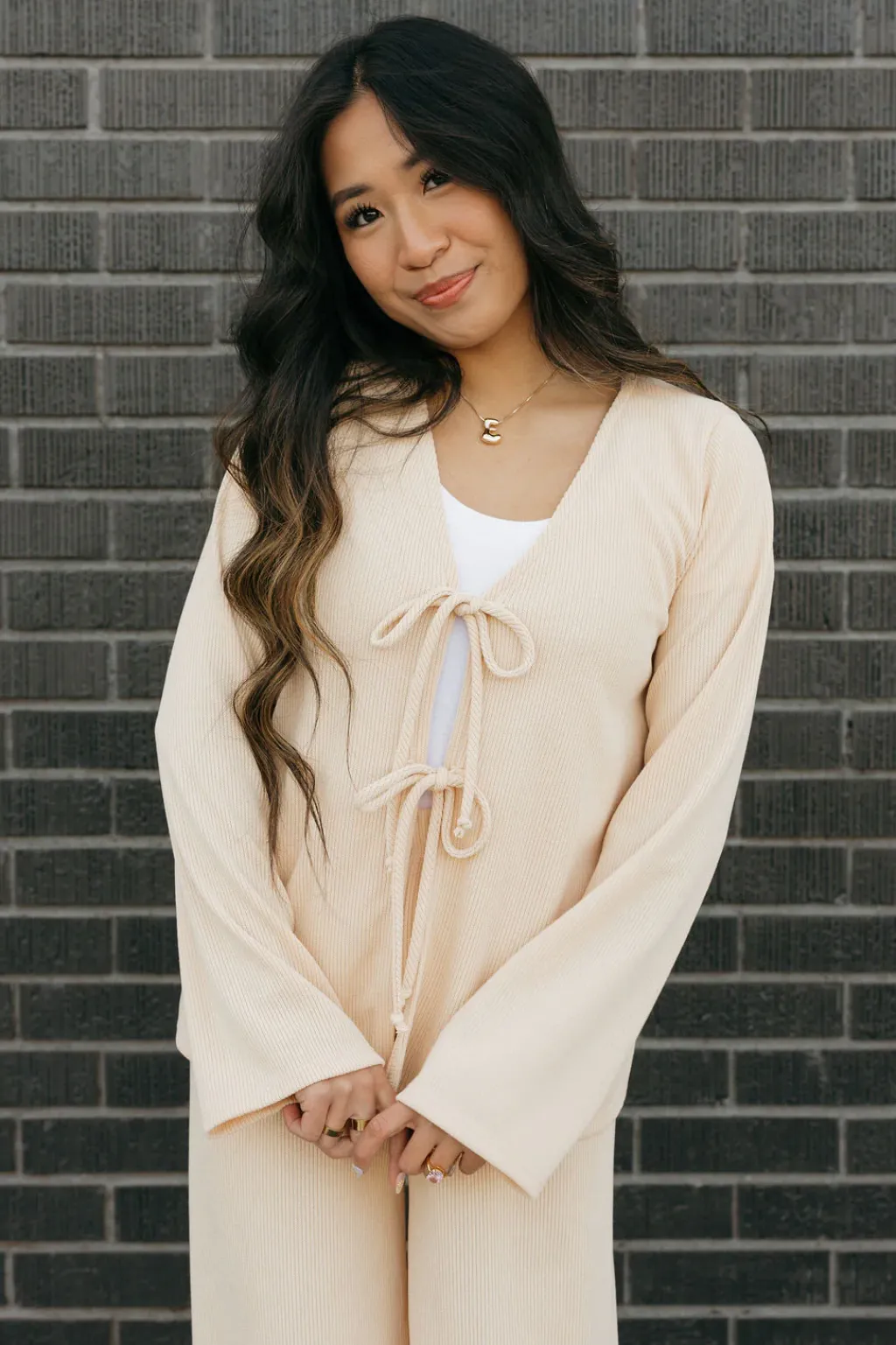 If she loves Maternity Friendly|Nursing Friendly<Charlize Cardigan-Taupe