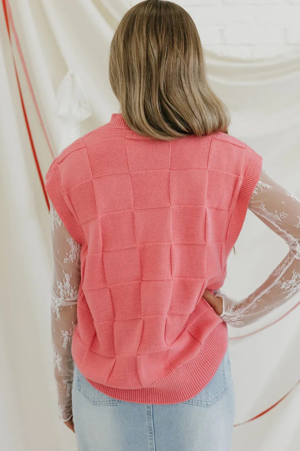 Dongguan Huoyoung Apparel Co Sweaters|Tops<Cherished Sweater Vest-