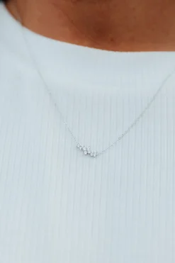Ali Express Necklaces<Clover Sterling Silver Necklace-Silver