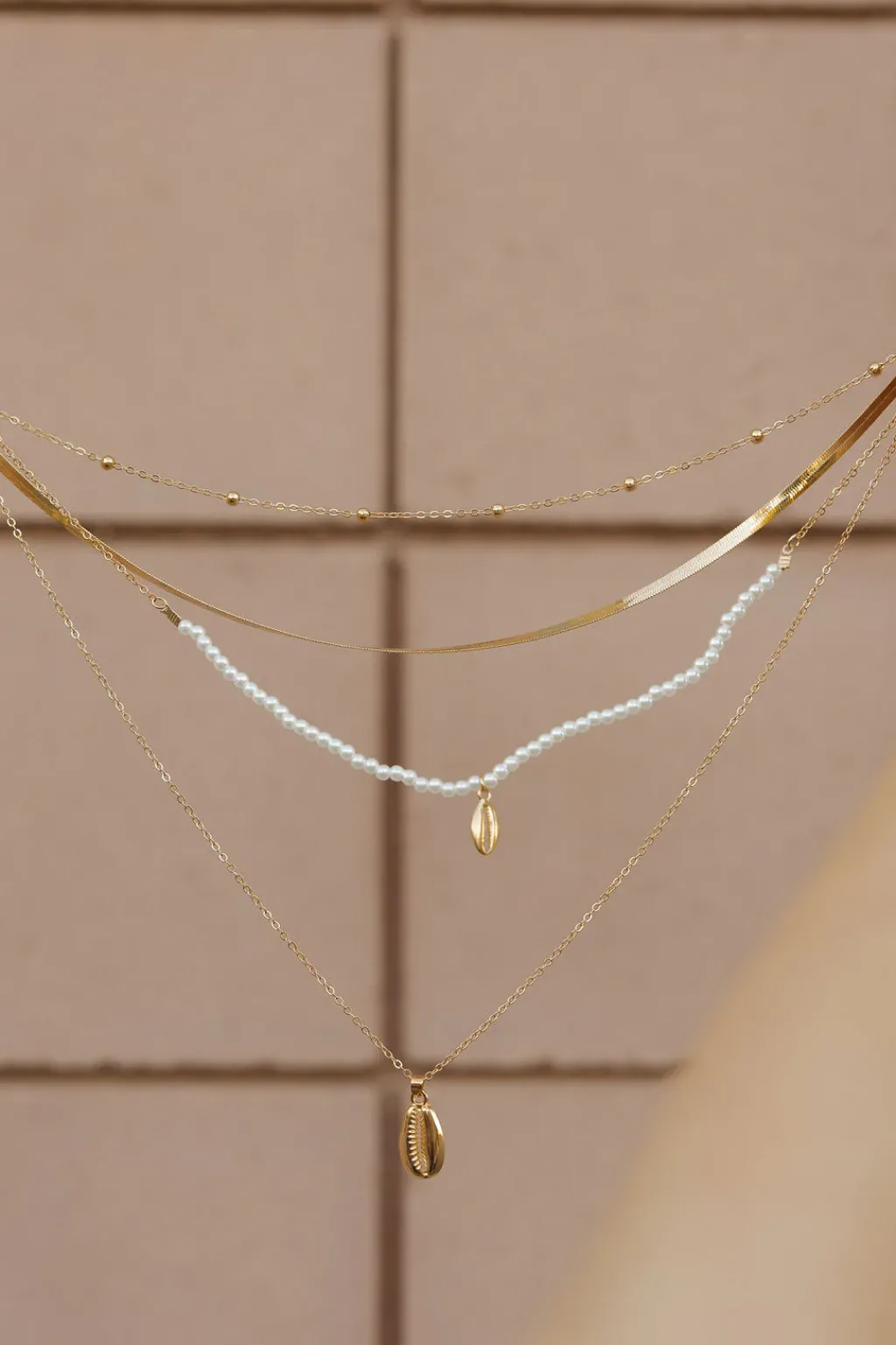Ali Express Necklaces<Cowrie Shell Necklace-Gold