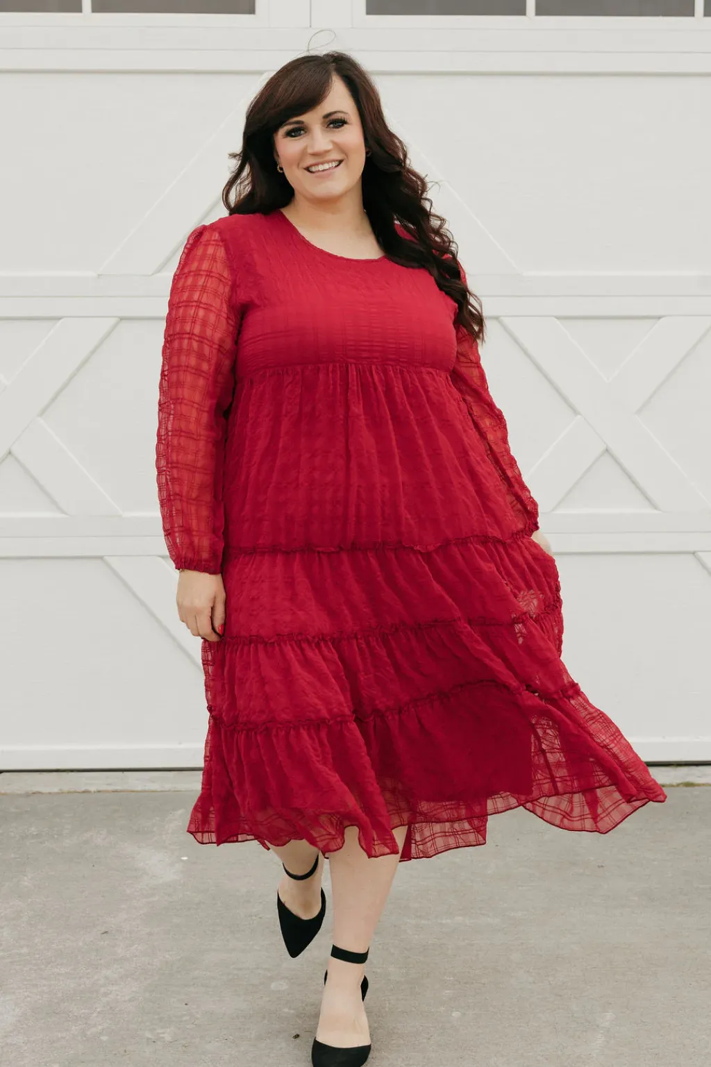 Dongguan Huoyoung Apparel Co Maternity Friendly|Dresses<Curtis Dress-Maroon
