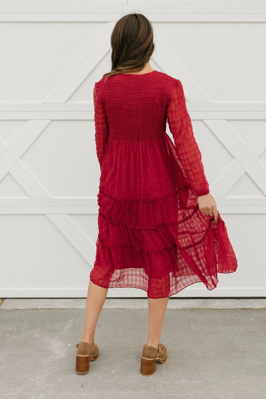 Dongguan Huoyoung Apparel Co Maternity Friendly|Dresses<Curtis Dress-Maroon