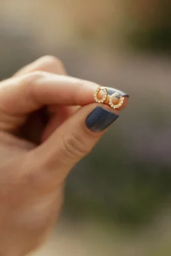 Ali Express Earrings<Dainty Horseshoe Earrings-Gold
