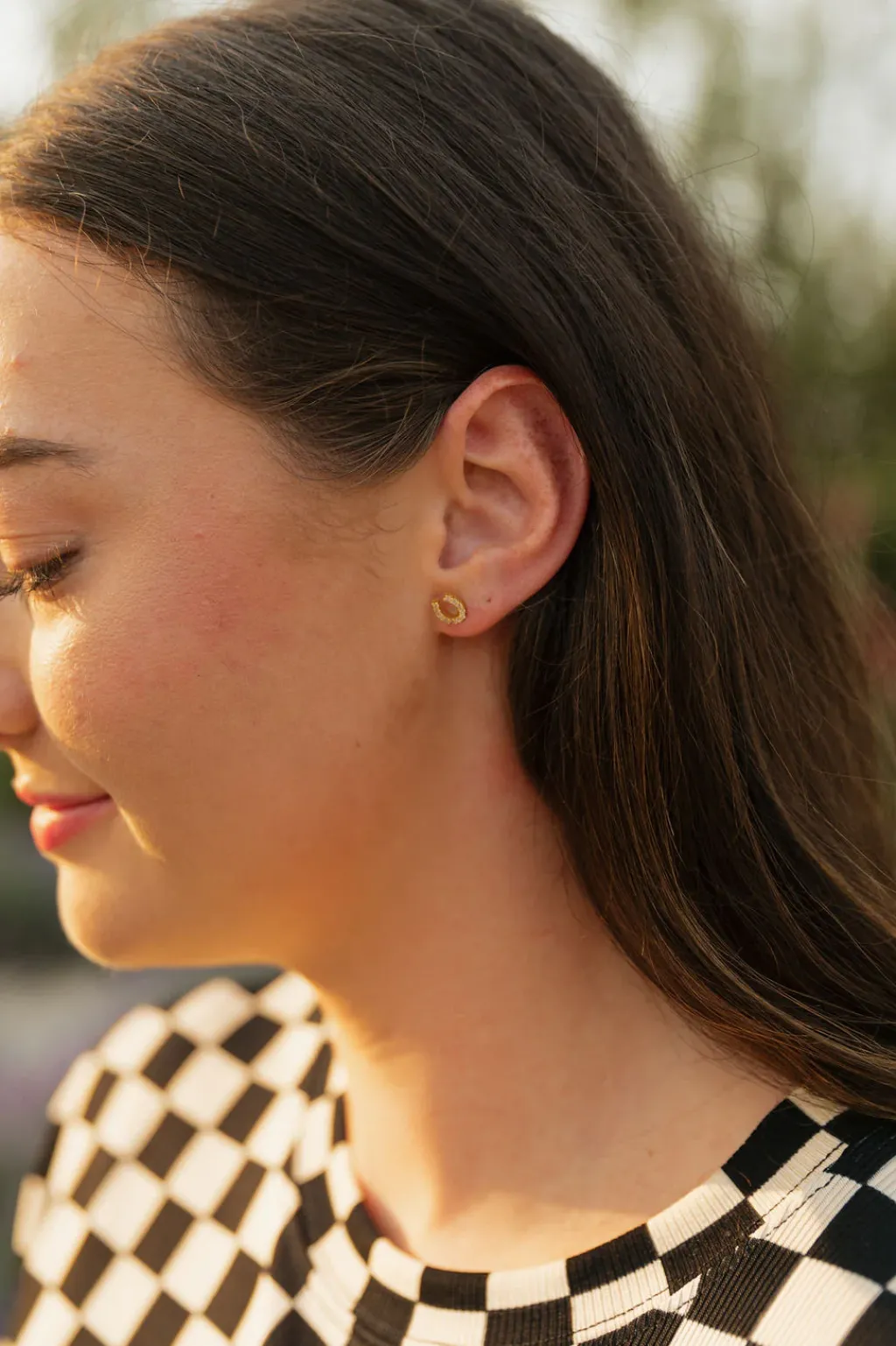 Ali Express Earrings<Dainty Horseshoe Earrings-Gold