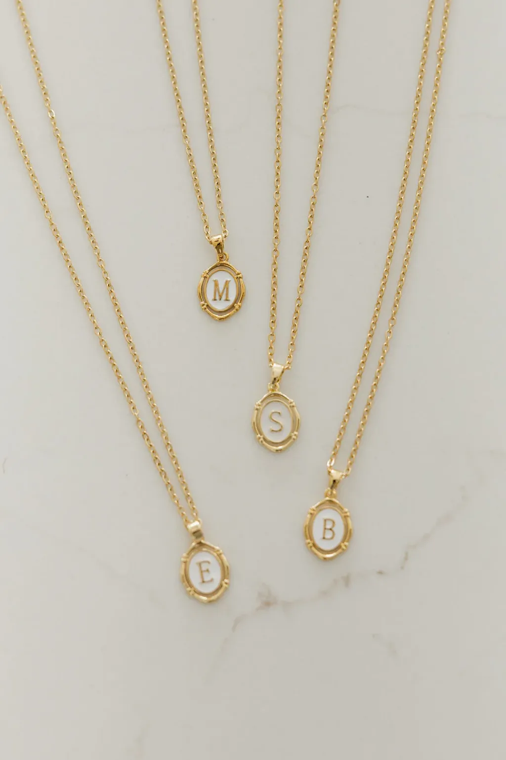 Ali Express Necklaces<Dainty Initial Necklace-Gold
