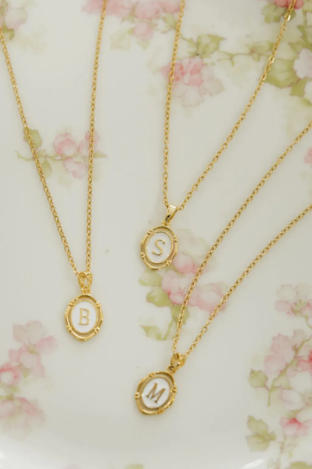 Ali Express Necklaces<Dainty Initial Necklace-Gold