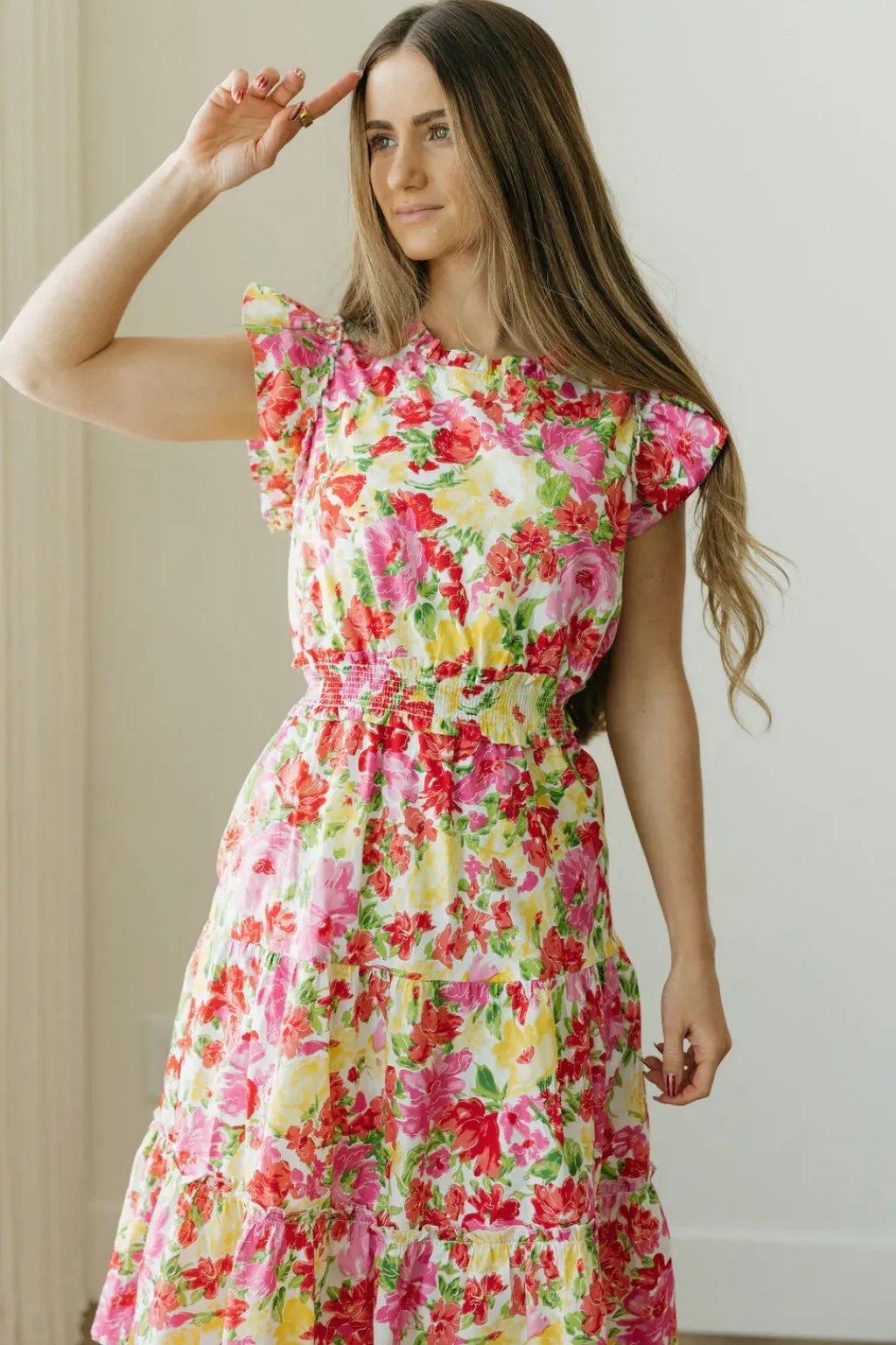 Hayden Knee-Length Dresses<Dallas Dress-Floral Multi