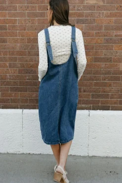Tea N Rose Maternity Friendly|Dresses<Daria Dress-Indigo