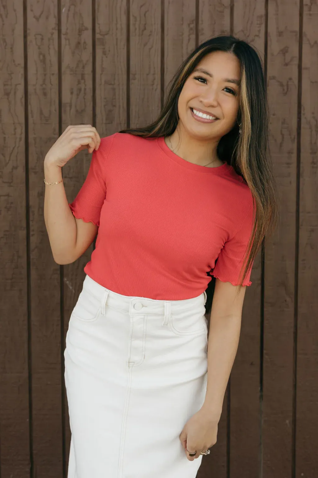Dongguan Huoyoung Apparel Co Tops|Maternity Friendly<Delaney Top-Watermelon