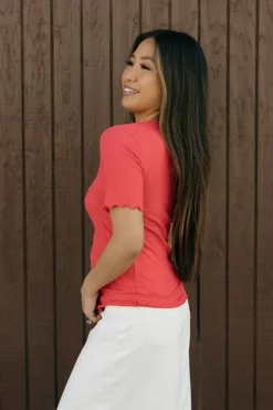 Dongguan Huoyoung Apparel Co Tops|Maternity Friendly<Delaney Top-Watermelon
