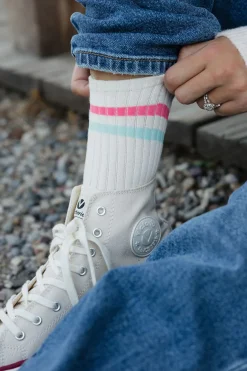 Ali Express Socks<Double Stripe Socks