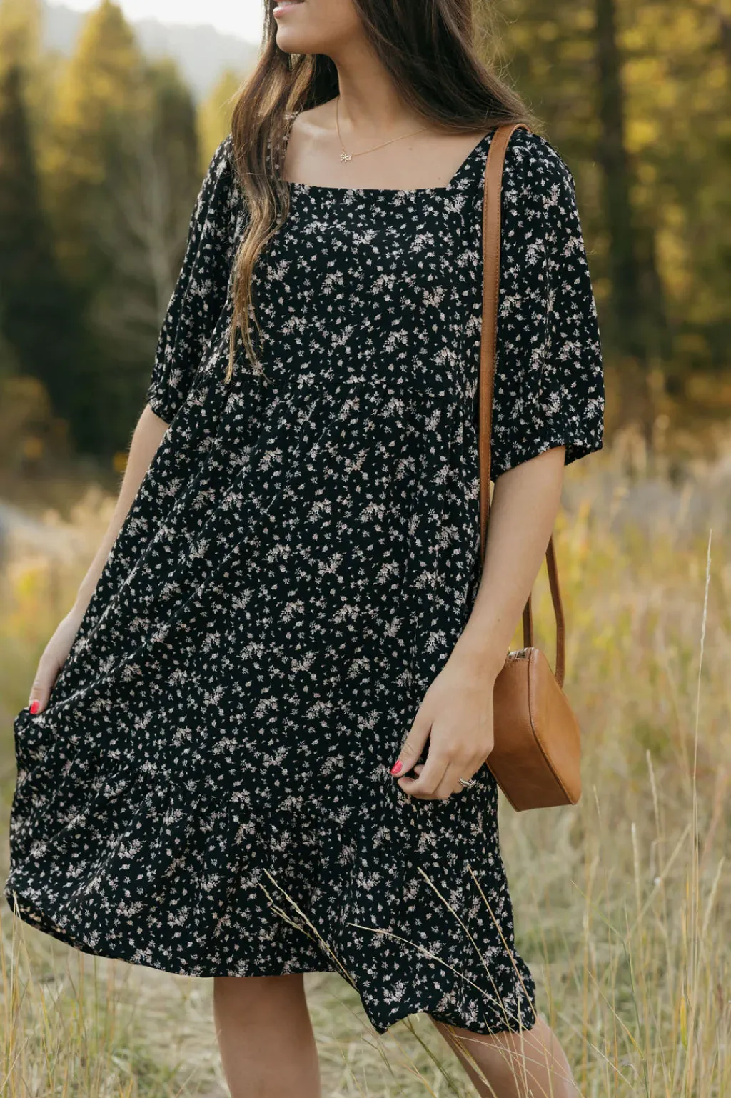 Dongguan Huoyoung Apparel Co Dresses|Maternity Friendly<Downtown Memories Dress- Floral