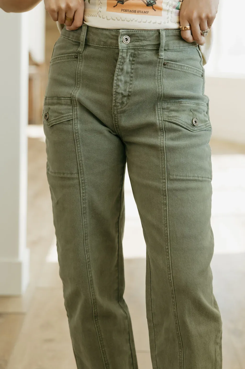 Mica Denim Bottoms|Denim<Elliott Pants-Hunter