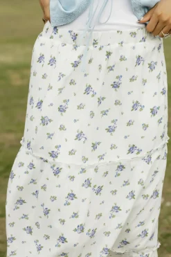 Love Tree Skirts<Elodie Skirt-Indigo Floral