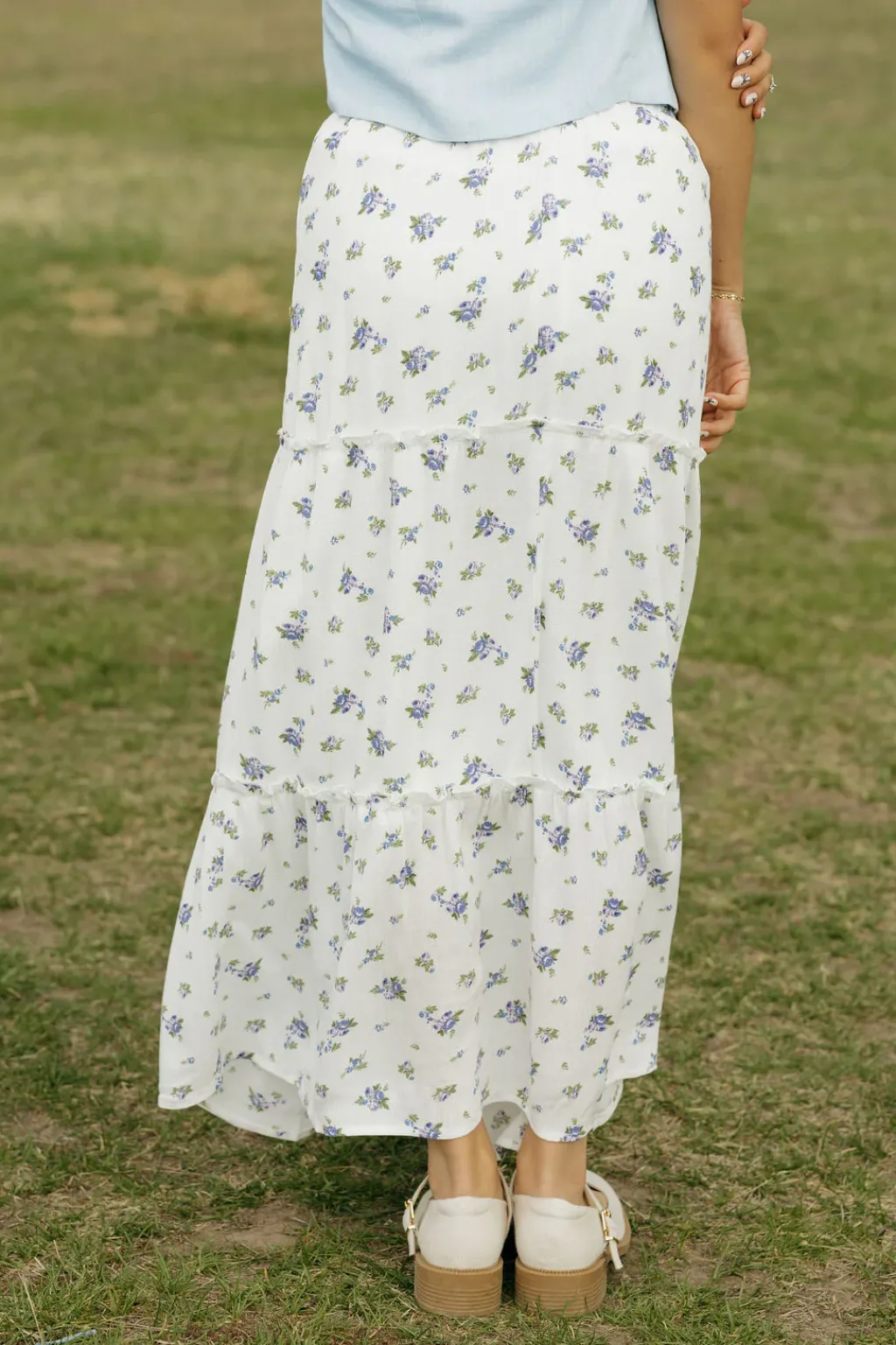 Love Tree Skirts<Elodie Skirt-Indigo Floral