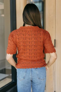 Polagram Tops|Tees<Emmie Top-Rust